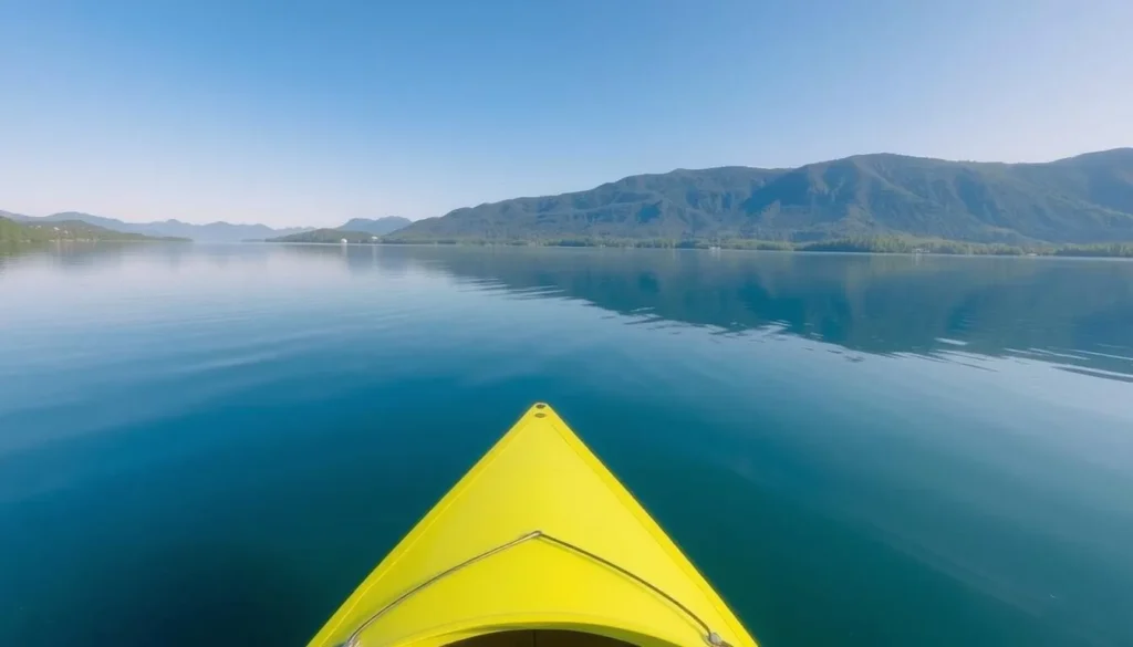 Image of canoeing on Lake Inari