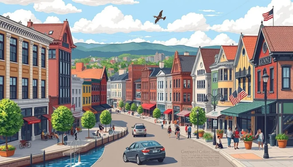 Image of downtown Geneva, NY