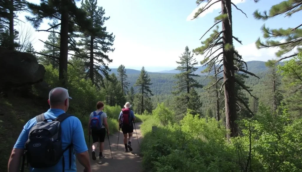 Image of hikers on the Benton MacKaye Trail