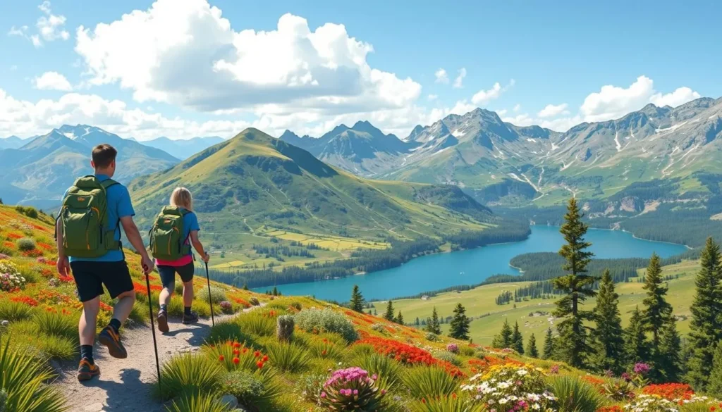 Image of hikers on the Padjelanta Trail
