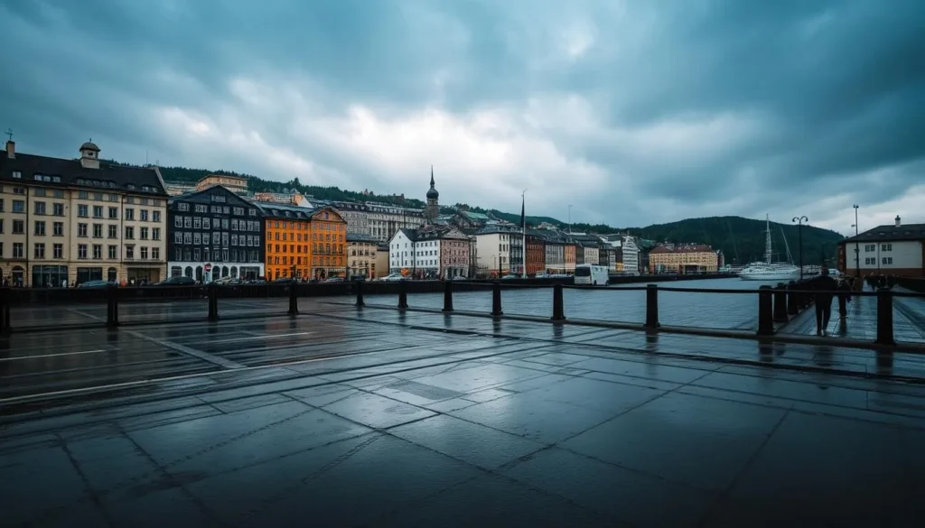 Image of rain in Bergen