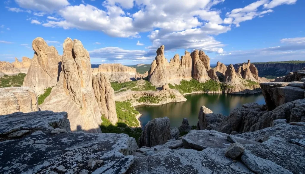 Image of rock formations near Macha Lake, Czech Republic
