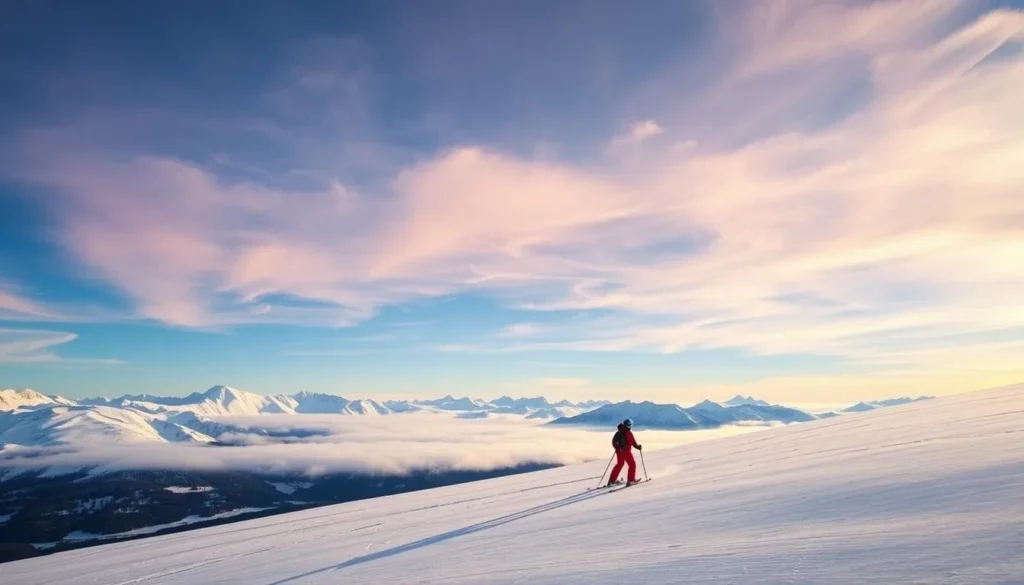 Image of skiing in Tysfjorden