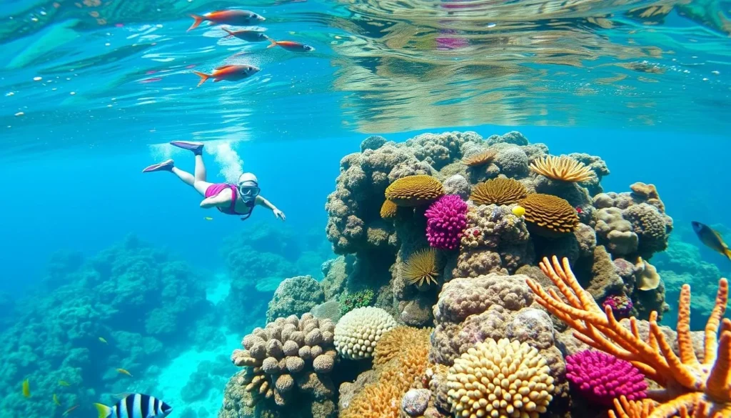 Image of snorkeling in John Pennekamp Coral Reef State Park