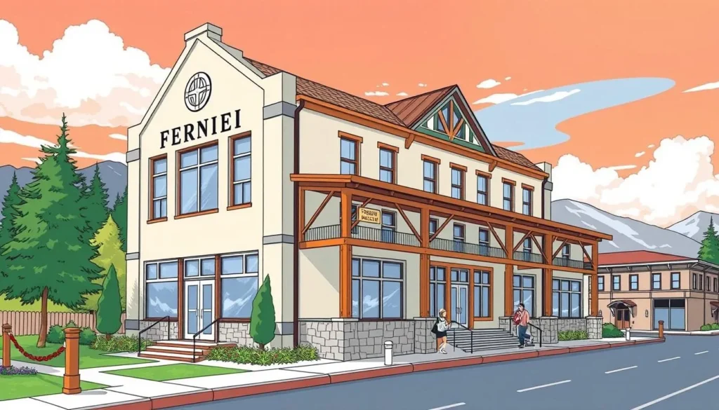 Image of the Fernie Museum building