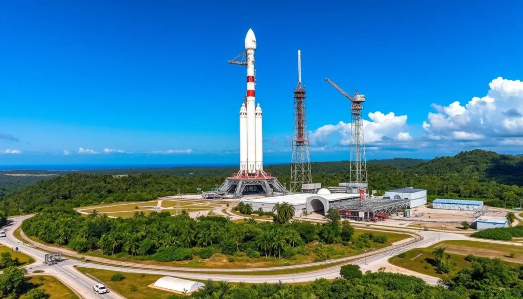 Image of the Guiana Space Centre launch facilities