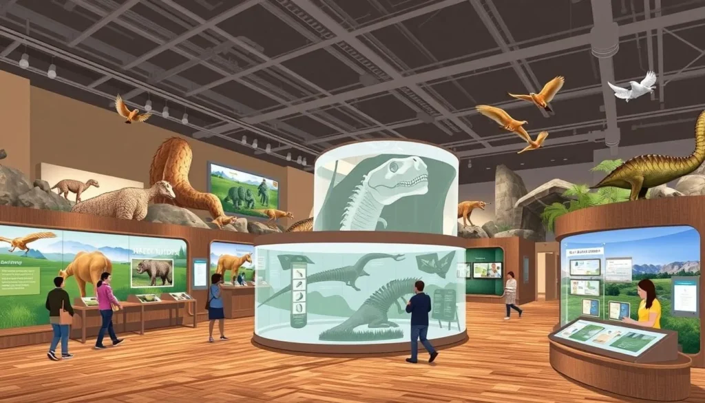 Image of the Idaho Museum of Natural History's interactive exhibits