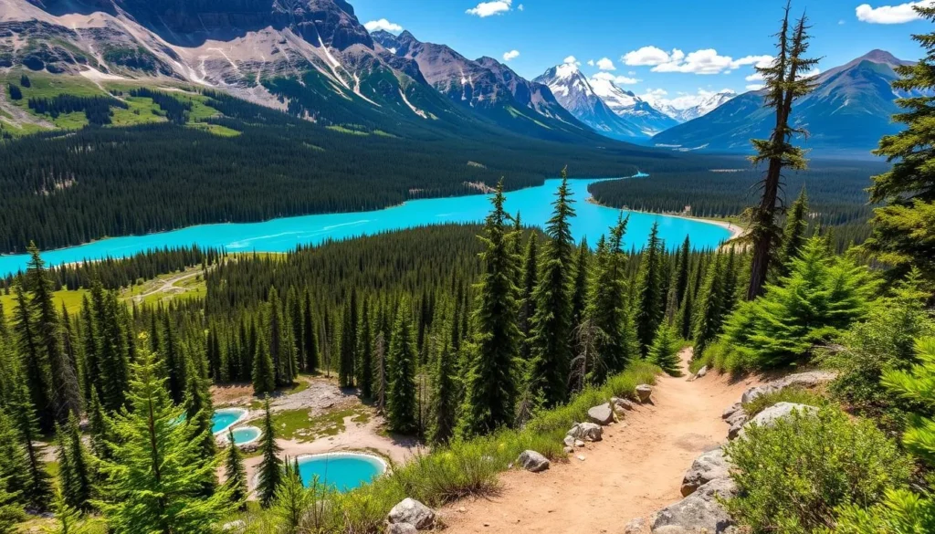 Image of the Ink Pots Trail in Banff National Park