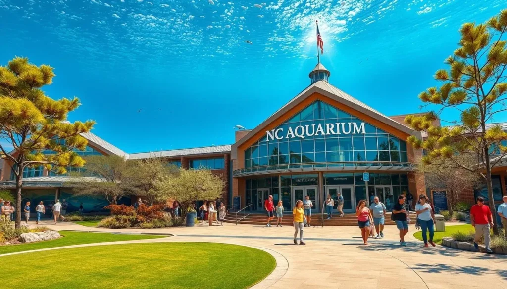 Image of the NC Aquarium at Pine Knoll Shores