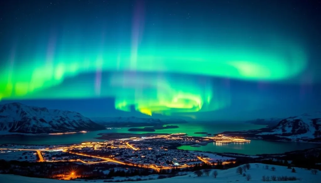 Image of the Northern Lights over Alta, Norway