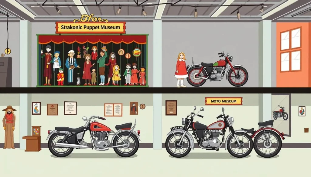 Image of the Strakonice Puppet Museum and Motorbike Museum