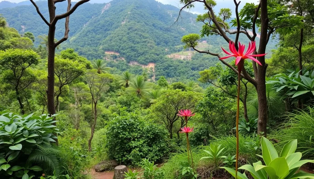 Image of the Three of May Circuit trail in Tingo Maria