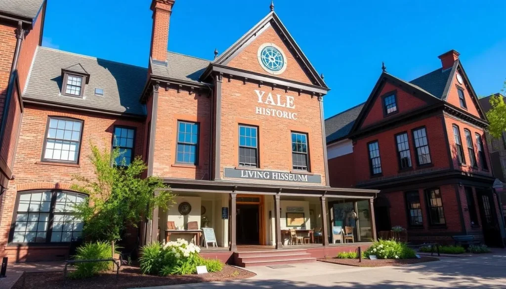 Image of the Yale Historic Site's living history museum