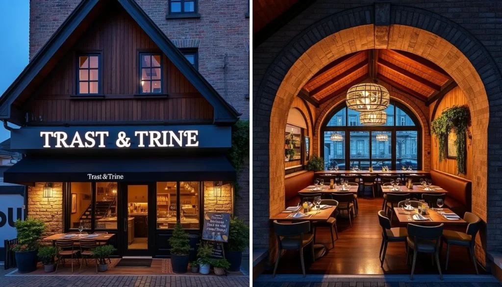 Image of the exterior or interior of Trasti & Trine restaurant.