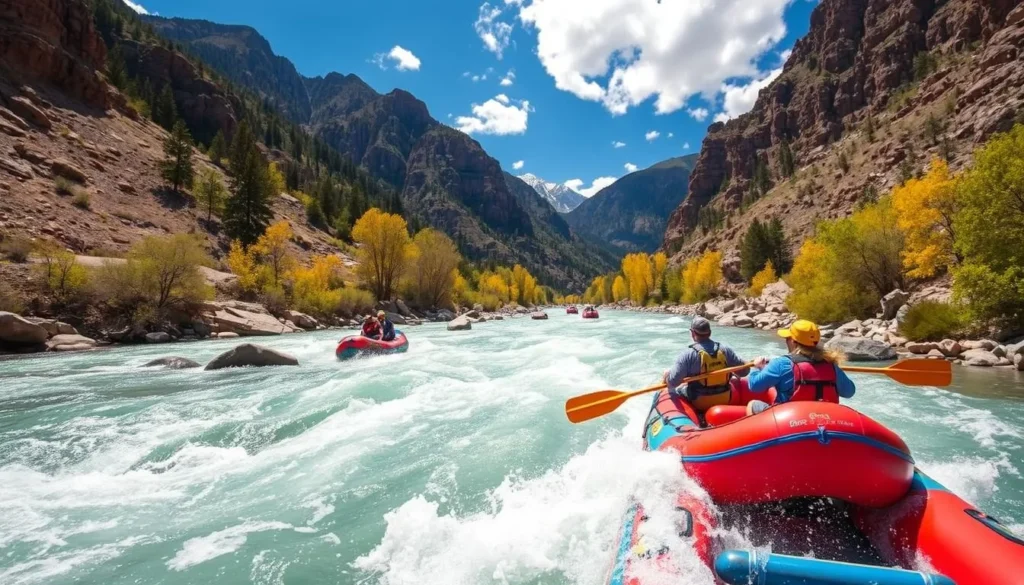 Image of whitewater rafting on the Arkansas River in Buena Vista, Colorado