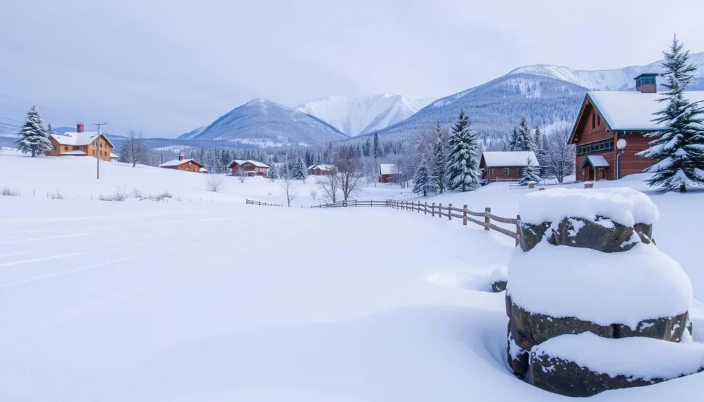 Imagine Buena Vista in the snow, a serene winter landscape waiting to be explored.
