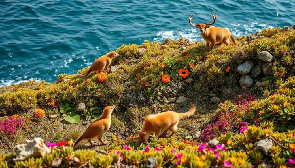 Imagine Lundy Island's diverse wildlife