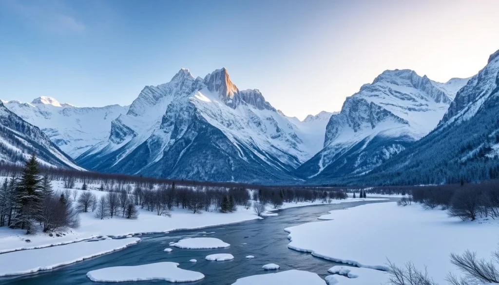 Imagine Sarek in winter: a landscape of snow-covered mountains and frozen rivers, waiting to be explored.