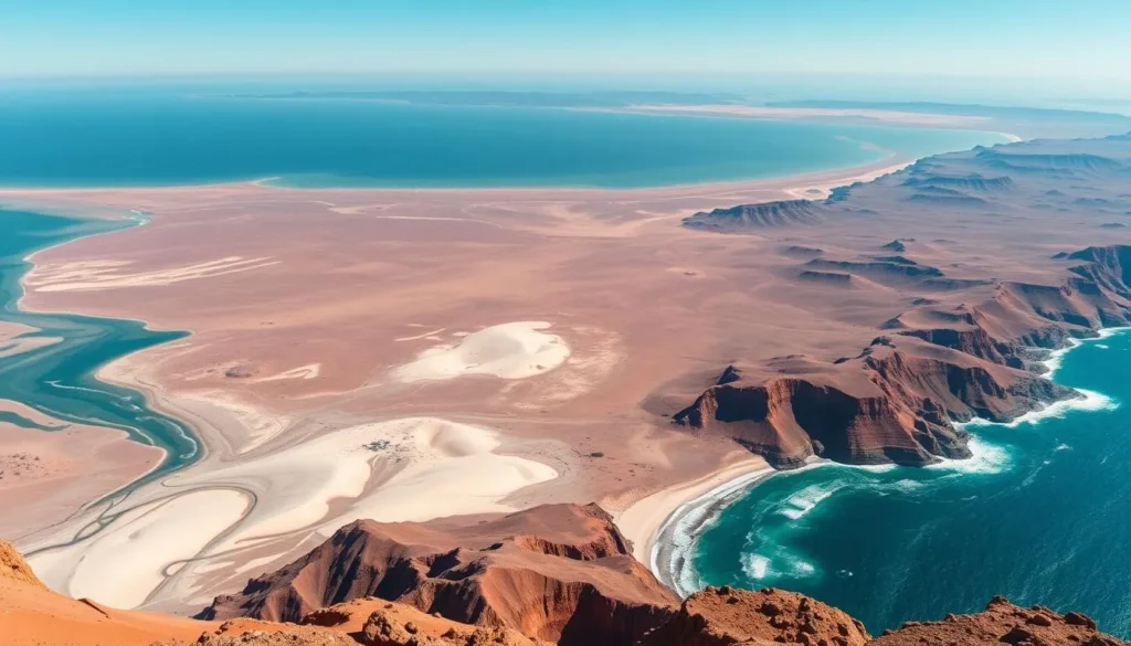 Imagine a place where the desert meets the ocean, creating a unique landscape that's full of adventure and natural beauty.