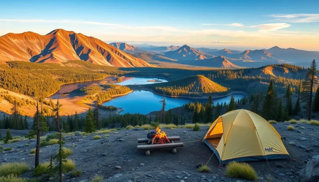 Imagine camping amidst the breathtaking landscapes of Lassen Volcanic National Park.