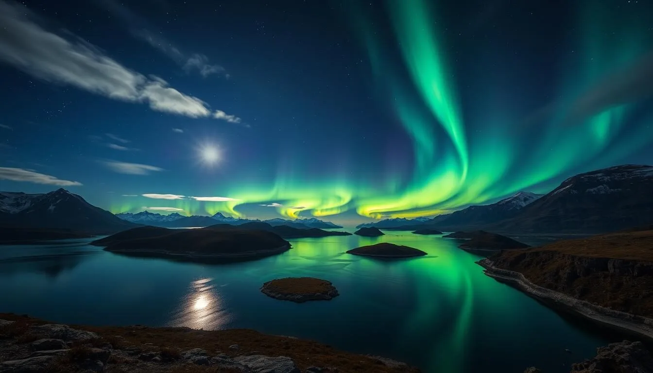 Imagine exploring islands and inlets, experiencing the midnight sun, and witnessing the northern lights in a serene wilderness.