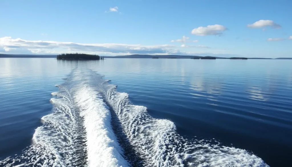 Imagine gliding across the tranquil surface of Lake Åsnen, surrounded by its breathtaking archipelago.