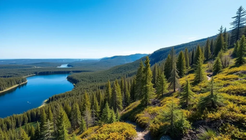 Imagine hiking through pristine Finnish wilderness, surrounded by lush forests and serene lakes.