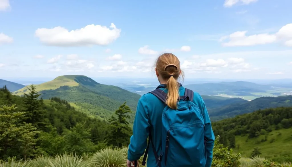 Imagine hiking through the serene landscapes of the Jeseníky Mountains.