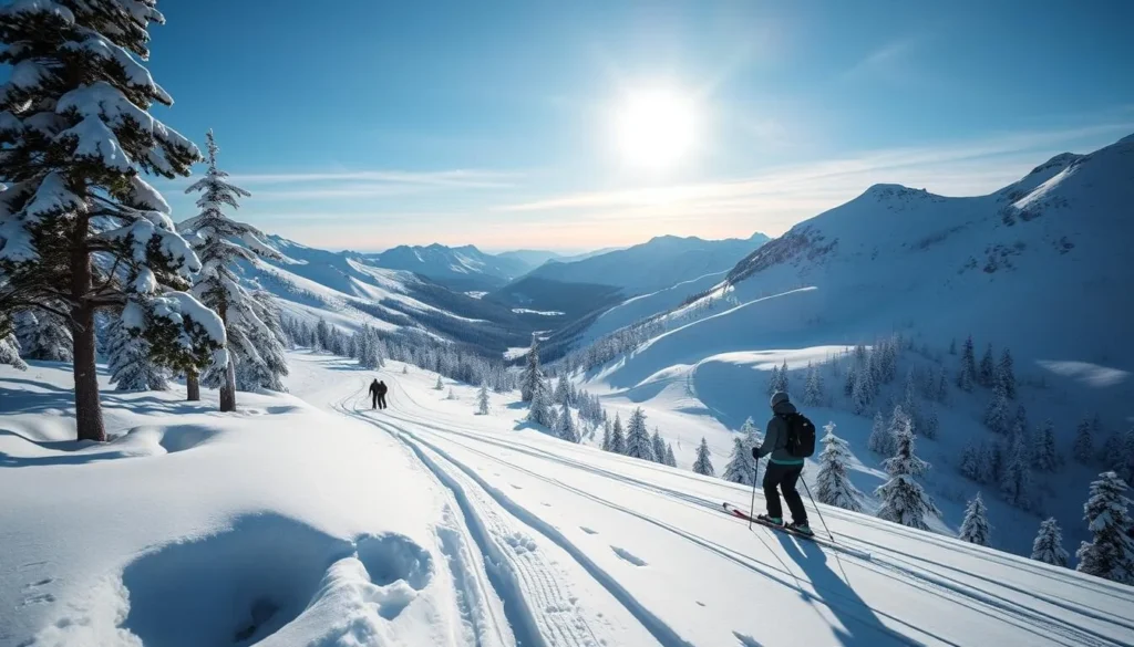Imagine skiing through the untouched snow fields of Borgefjell, surrounded by the serene silence of the Norwegian wilderness.