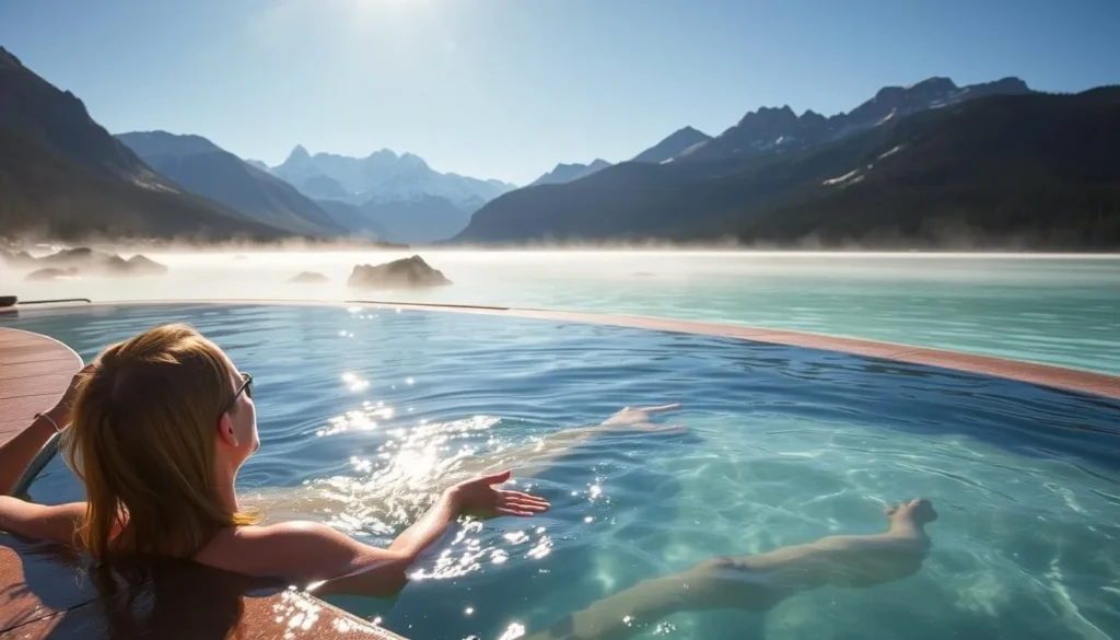 Imagine soaking in warm, mineral-rich waters surrounded by the breathtaking beauty of the Canadian Rockies.