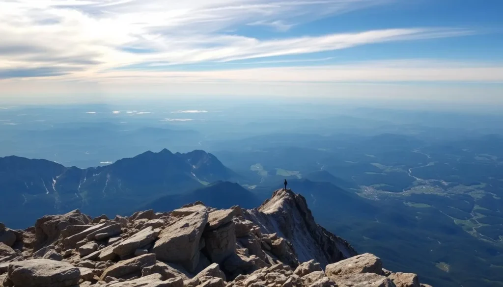 Imagine standing at the top of Sweden's highest mountain.