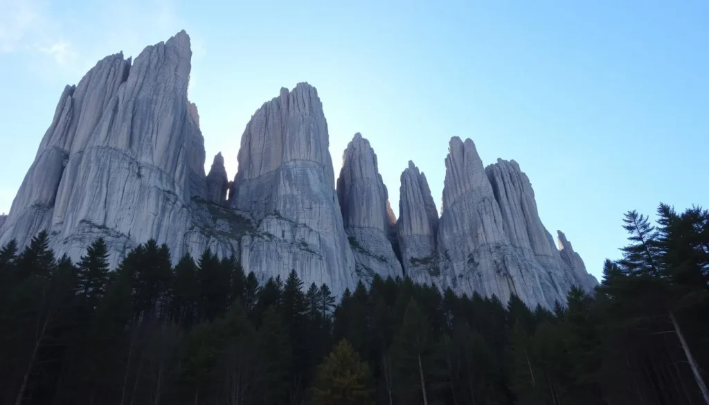 Imagine standing before the towering granite structures of Čtyři palice, a natural wonder nestled in the heart of Žďárské vrchy.