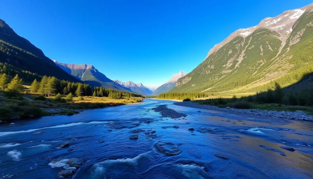Imagine the serene rivers of Øvre Dividal National Park