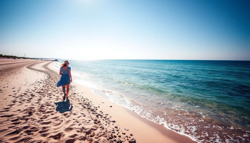 Imagine walking along untouched sandy shores and paddling in the crystal-clear waters of the Baltic Sea.
