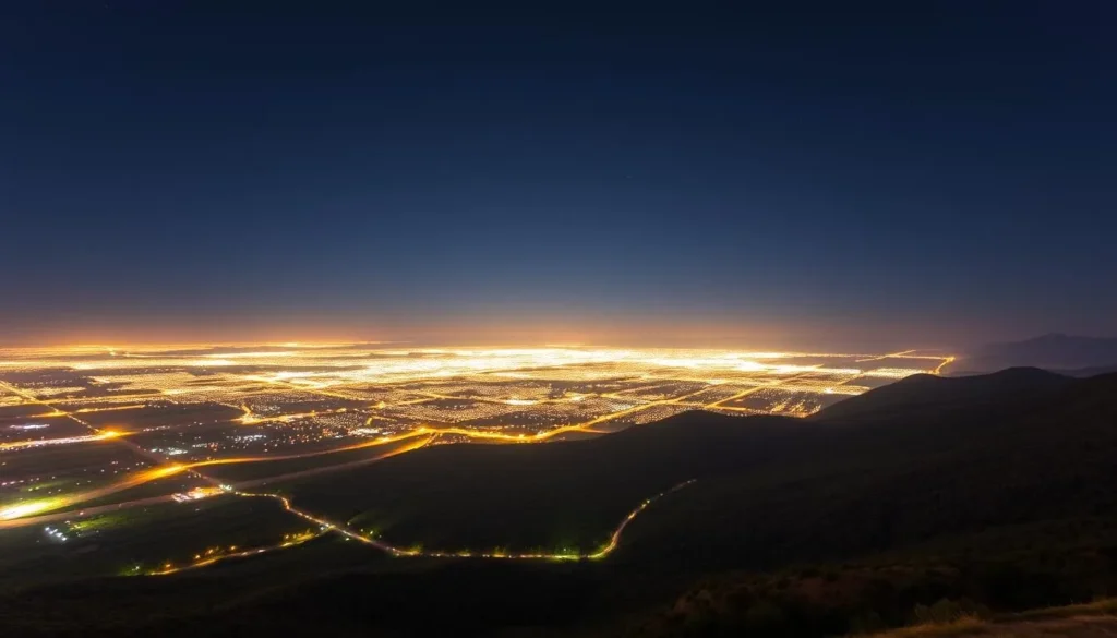 Imagine witnessing a sea of twinkling lights across the Cerrado landscape of Emas National Park.