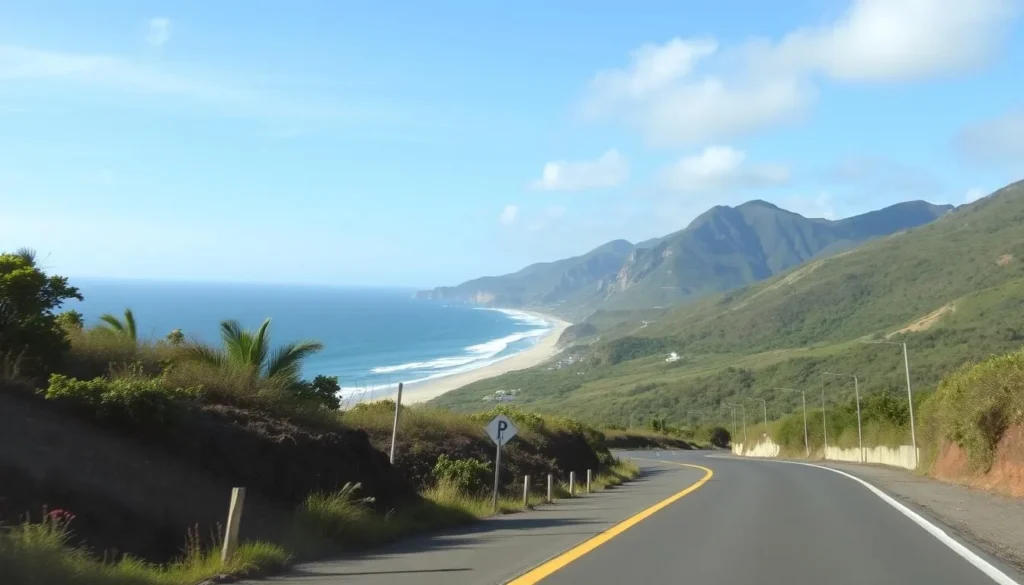 Interpraias Scenic Drive along the coast of Balneario Camboriu