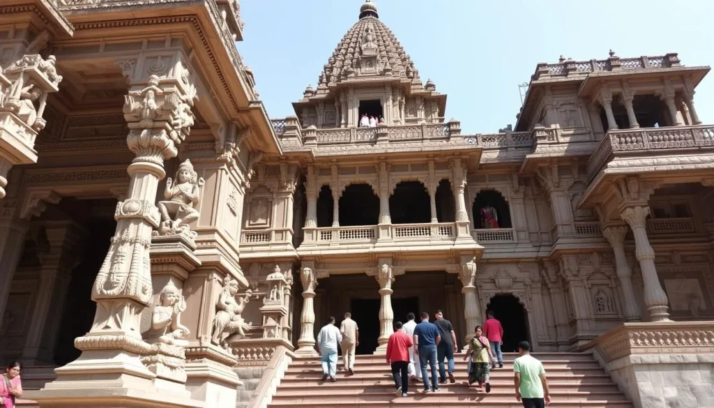 Intricate carvings at Jagdish Temple, a spiritual highlight among the best things to do in Udaipur Rajasthan