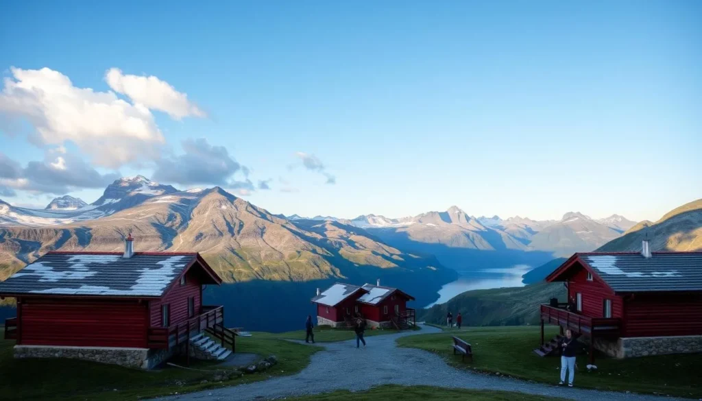 Jotunheimen mountain lodges with scenic views
