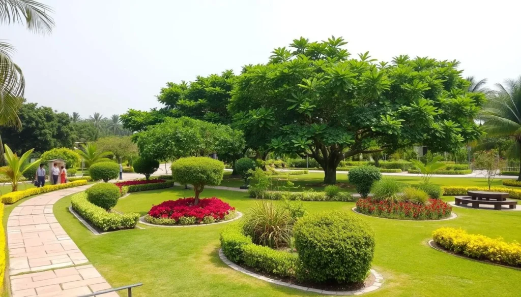 Jubilee Garden in Rajkot, a serene green space ideal for relaxation and leisure activities.