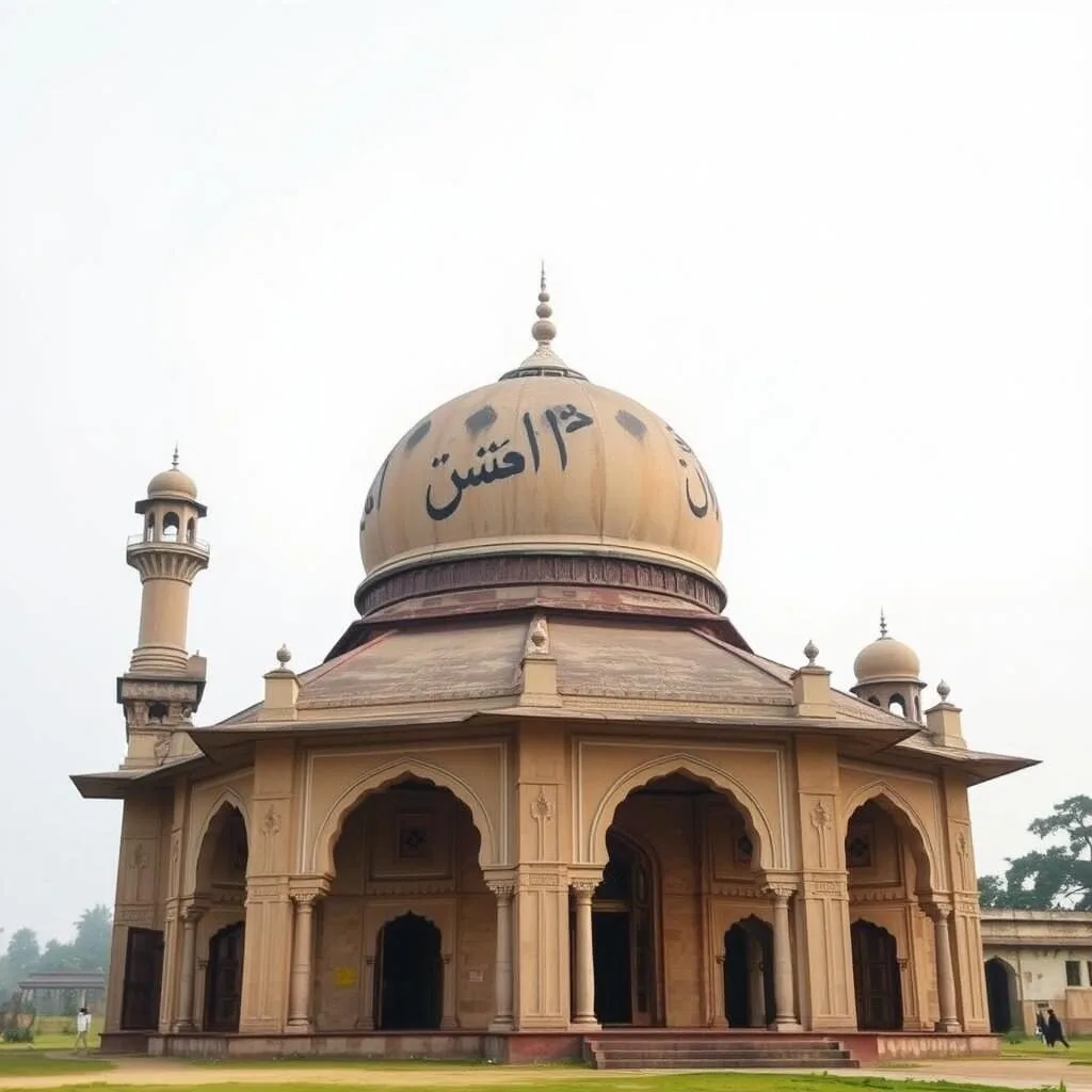 Kadam Rasul Mosque in Gaur Bangladesh housing the Prophet's footprint