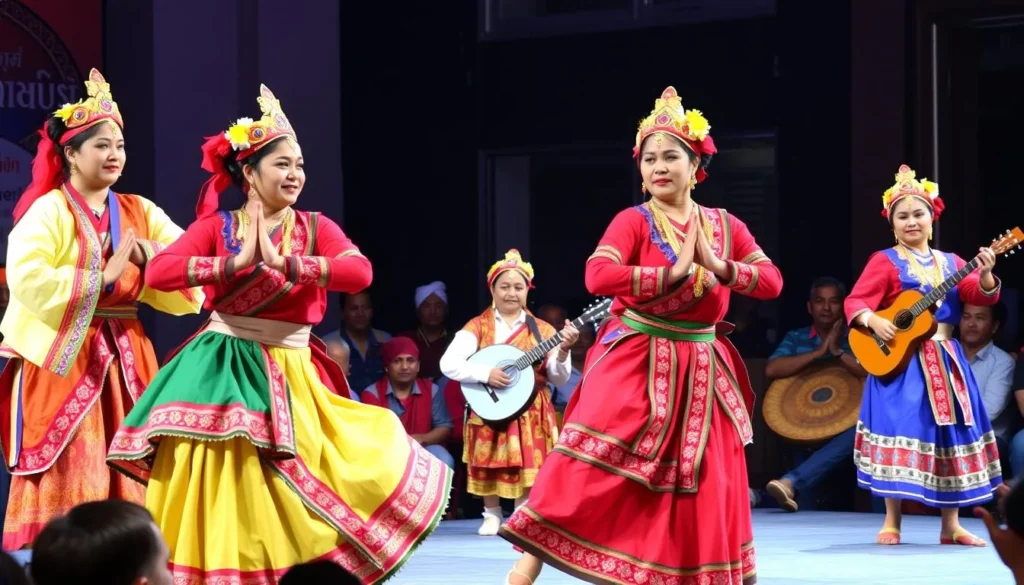 Local cultural performance in Darjeeling showcasing traditional dances, cultural Darjeeling, West Bengal things to do