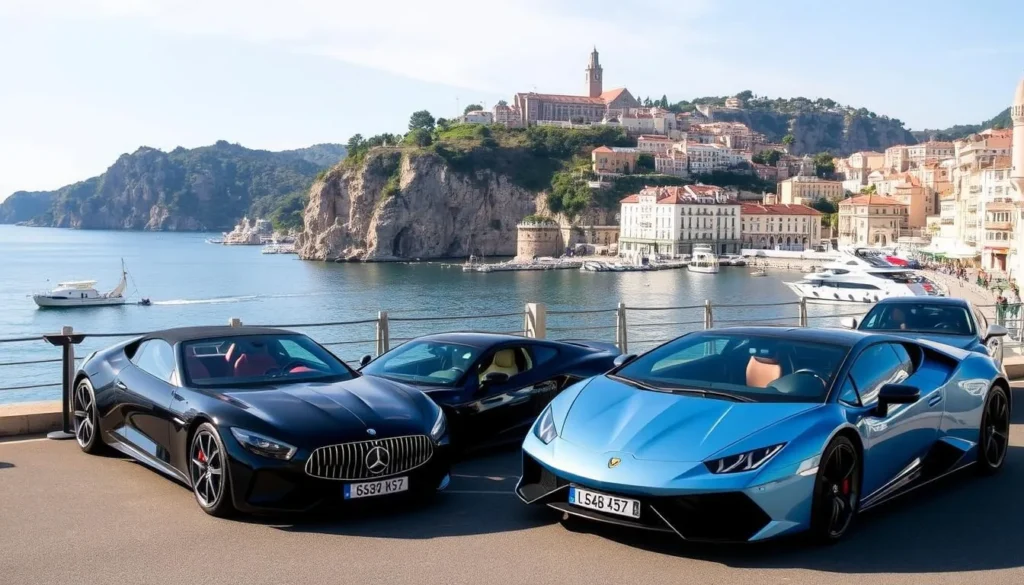 Luxury car rental on the French Riviera
