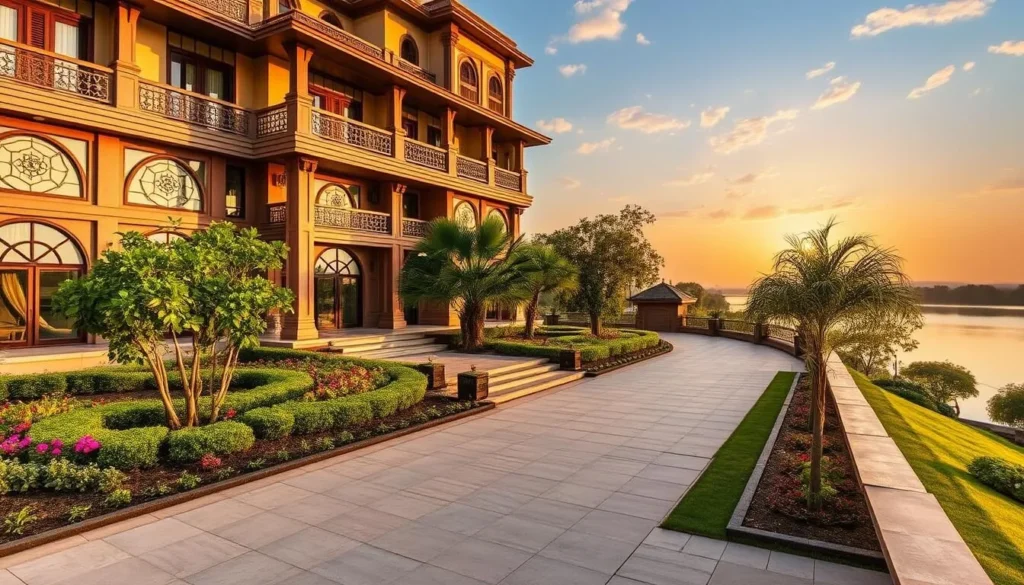 Luxury hotel in Bhopal with a view of Upper Lake Luxury hotel in Bhopal with a view of Upper Lake