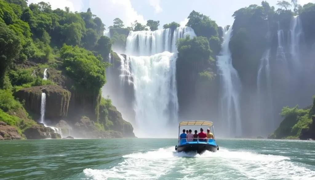 Macuco Safari boat tour at Iguacu Falls