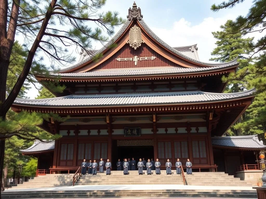 Main hall of Enryakuji Temple on Mt. Hiei, a UNESCO World Heritage site in Otsu City, Japan