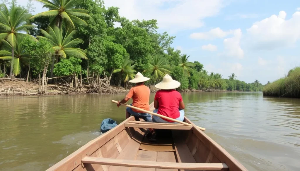 Maroni River pirogue trip with local guides