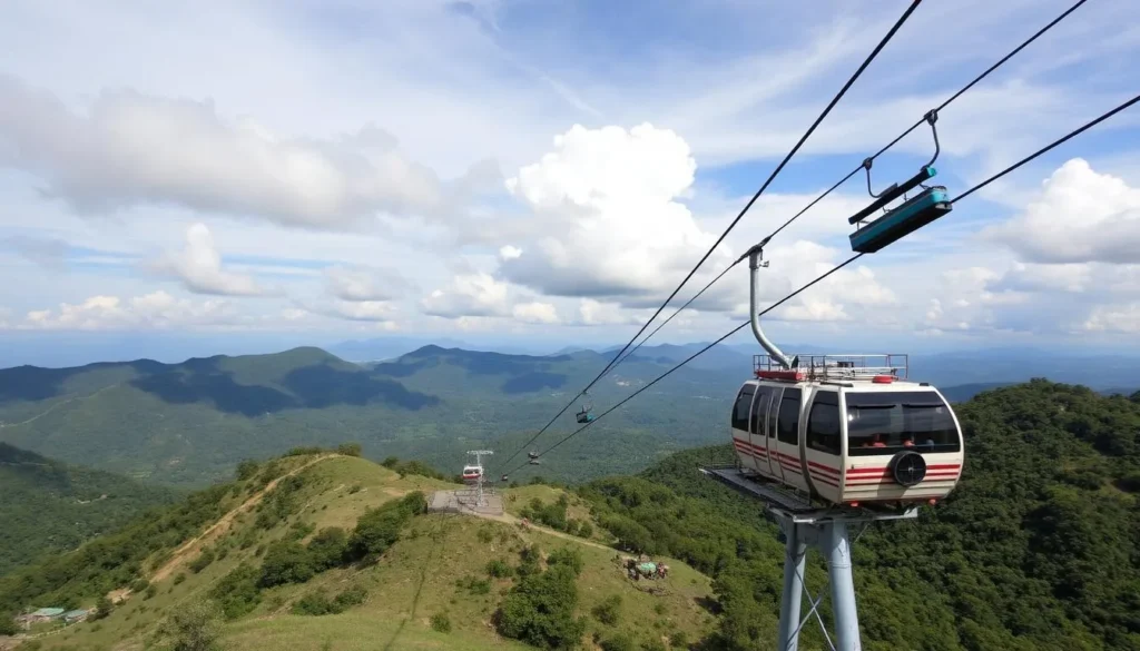 Merida Venezuela cable car Mukumbari image