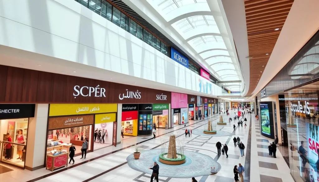 Modern shopping mall in Karaj with a variety of international brands and entertainment options
