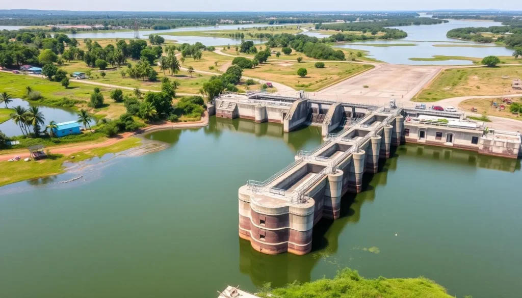 Muhuri Project Tourist Spot and Sluice Gate in Feni Bangladesh