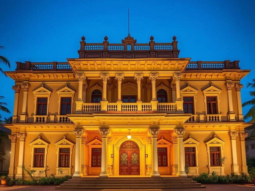 Mukhi House museum in Hyderabad Pakistan with architectural details